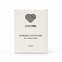 Hydrogel Eye Patches Box White Background